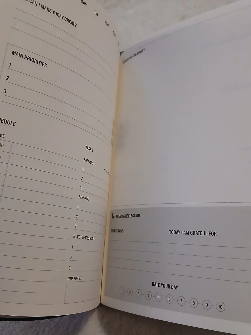 Balance Planner Notebook + Case - Productivity, Journaling, Goal Setting